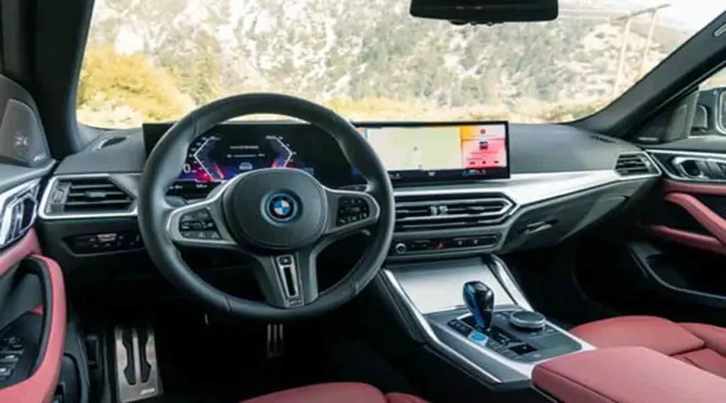 2023 BMW i4 sedan EV review engine design interior
