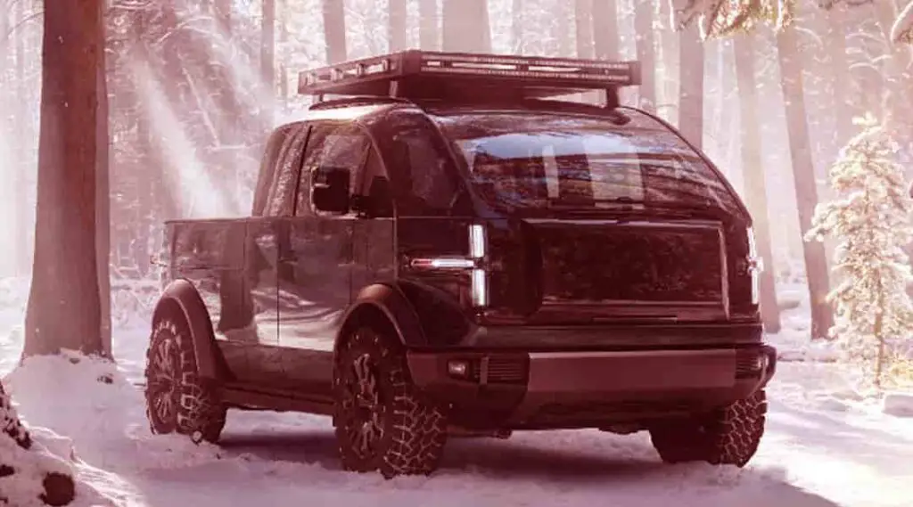 2023 canoo pickup truck ev market cargo space