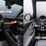 2023 Audi e tron GT vs audi e tron interior