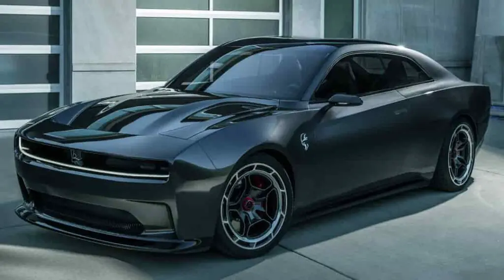 2024 dodge electric muscle car design engine