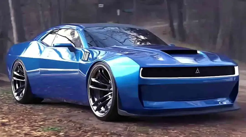 2024 dodge electric muscle car design exterior