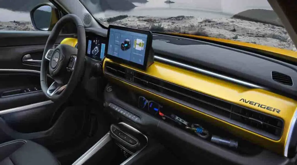 Jeep Avenger EV 2025 Review, Pricing, Specs: What We Know So Far? Jeep Avenger EV 2025 review infotainment