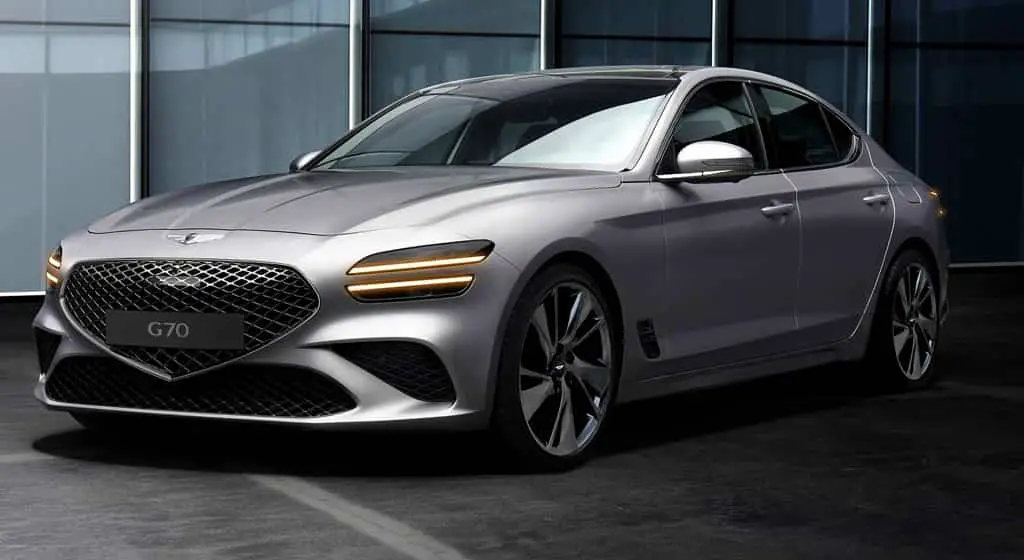 2023 genesis g70 luxury sport sedan review design