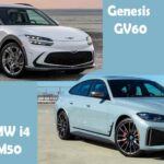 2023 Genesis GV60 vs 2023 BMW i4 M50 battle luxury EV