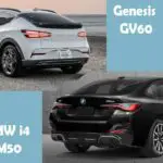 2023 Genesis GV60 vs 2023 BMW i4 M50 connectivity infotainment