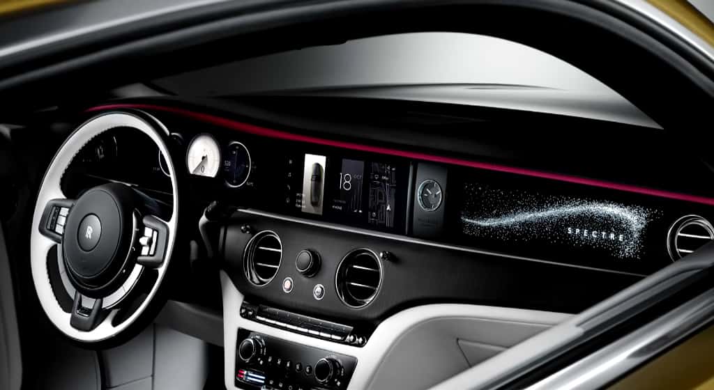 2023 Rolls Royce Spectre ultra luxury EV interior design