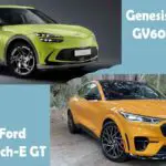 2024 Genesis GV60 vs 2024 Ford Mustang Mach E GT