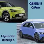 2024 Genesis GV60 vs Hyundai Ioniq 5 compare EV cars