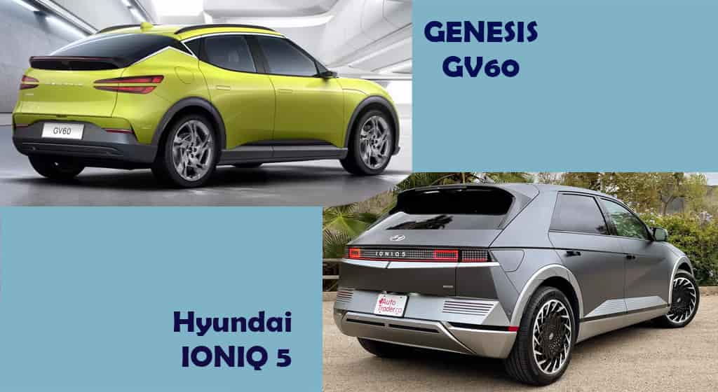 2024 Genesis GV60 vs Hyundai Ioniq 5 power performance