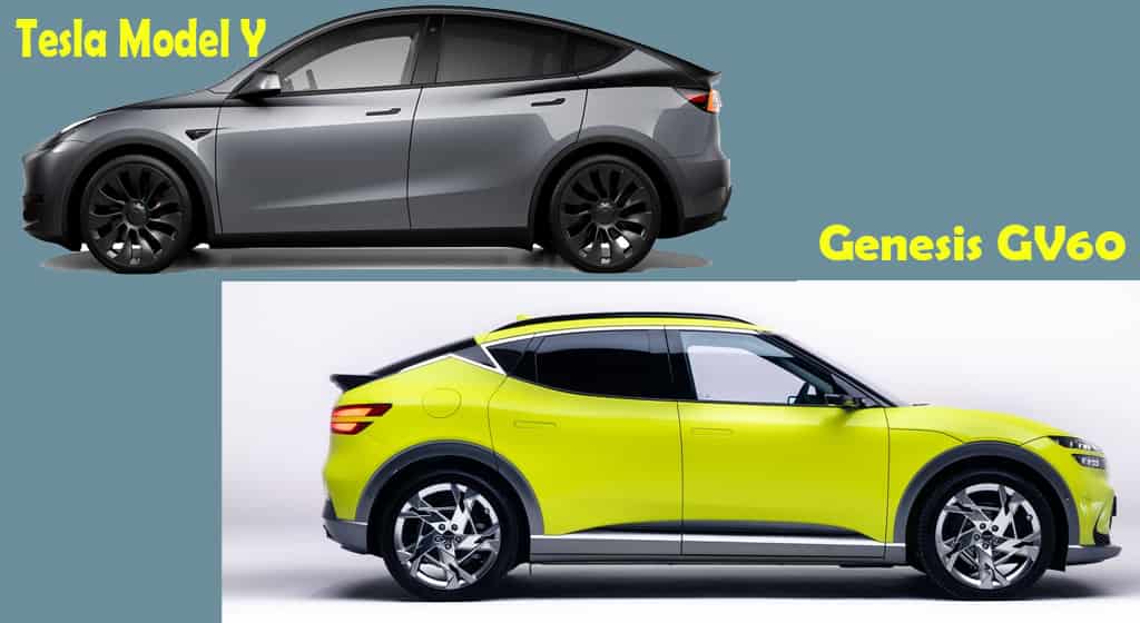 Tesla Model Y vs Genesis GV60 performance COMPARISON