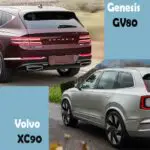 2024 Genesis GV80 vs Volvo XC90 comparison exterior design