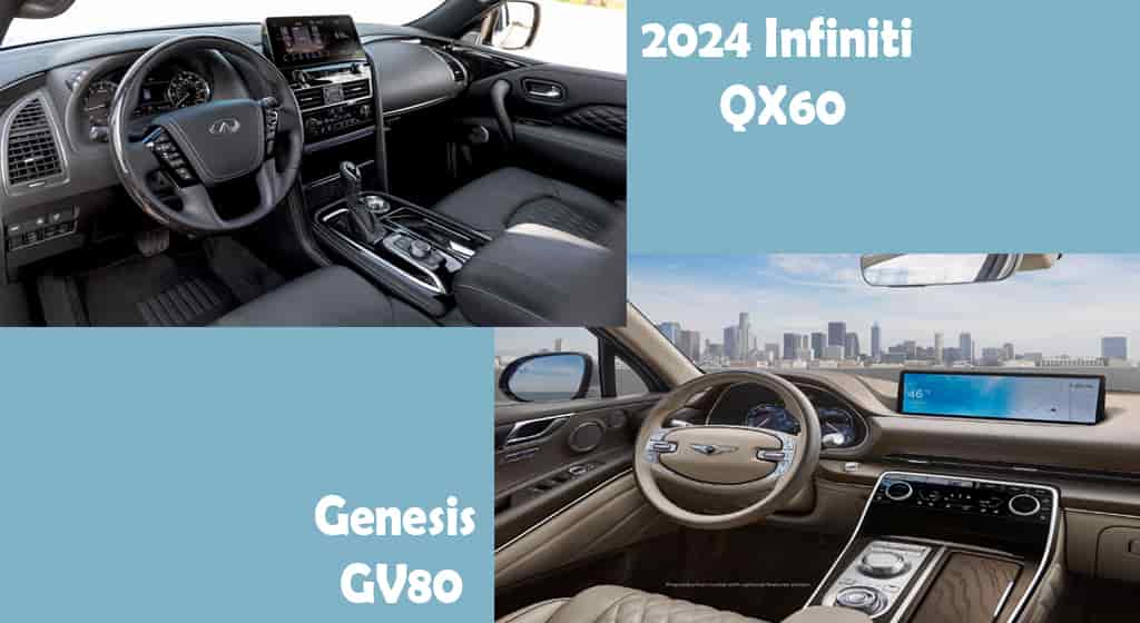 2024 Infiniti QX60 vs Genesis GV80 which more expensive
