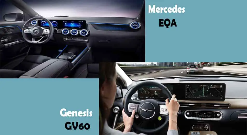 Genesis GV60 vs Mercedes Benz EQA price