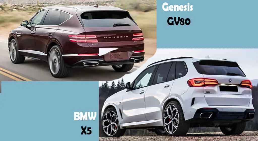 Genesis GV80 vs BMW X5 review comparison exterior design