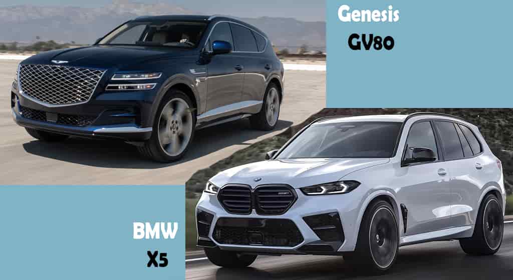 Genesis GV80 vs. BMW X5 Review Comparison: Which is the Best Full-Size Luxury SUV? Genesis GV80 vs BMW X5 review comparison which best SUV