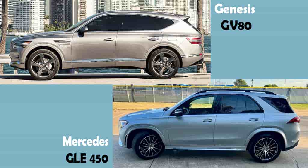 genesis gv80 vs mercedes gle 450 infotainment connectivity