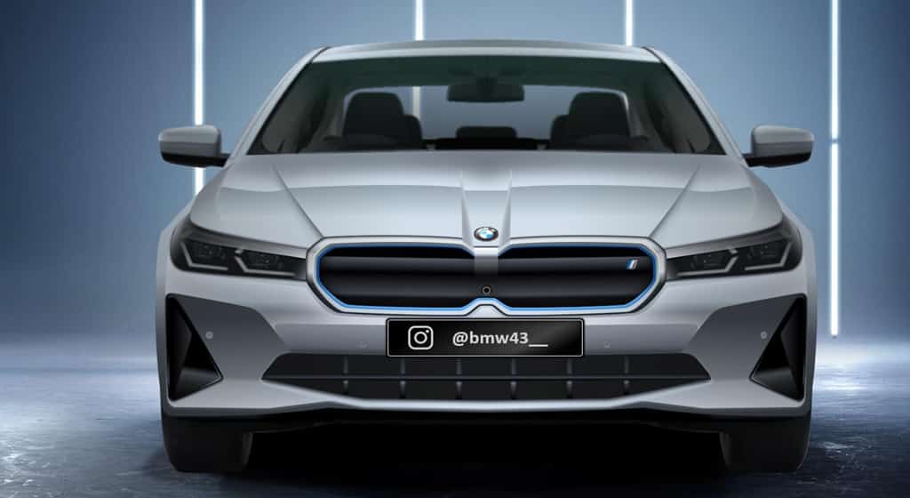 2024 BMW i5 spy photo rendered electric family