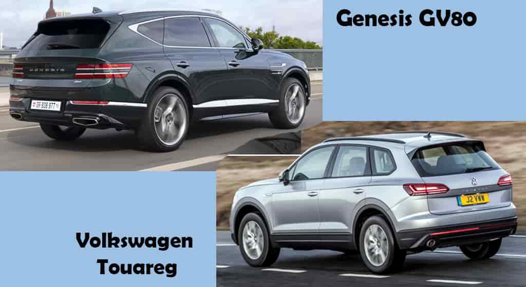 2024 Genesis gv80 vs Volkswagen Touareg engine