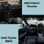 2024 Subaru forester vs 2024 Toyota rav4 comparison interior