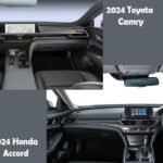2024 Toyota Camry vs 2024 Honda Accord comparison interior