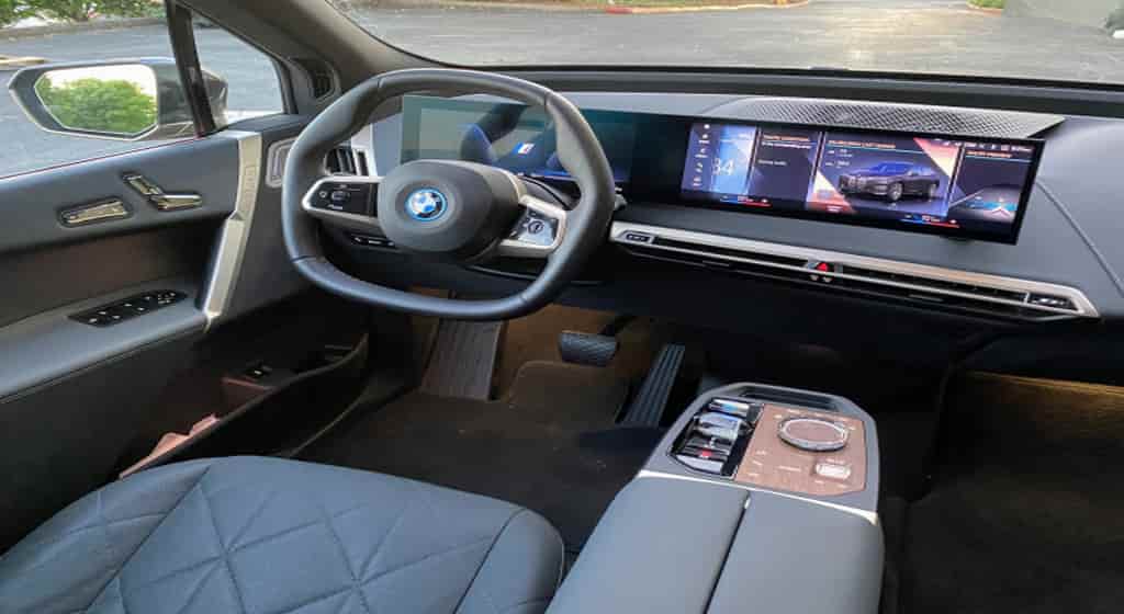 BMW ix xdrive50 2023 performance interior cargo