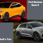 Ford Mustang Mach E vs Audi e Tron comparison comfort