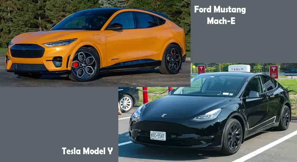 ford mustang mach e vs tesla model y comparison