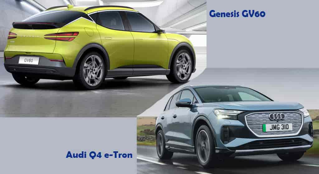 genesis gv60 vs audi q4 e tron difference