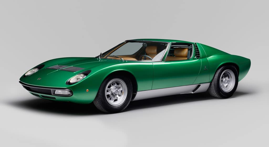 Lamborghini Miura worlds first supercar 