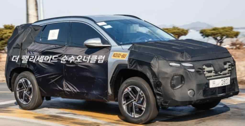 2024 hyundai tucson spy photos shots