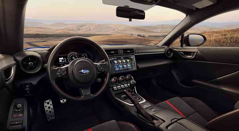 2024 subaru brz interior design