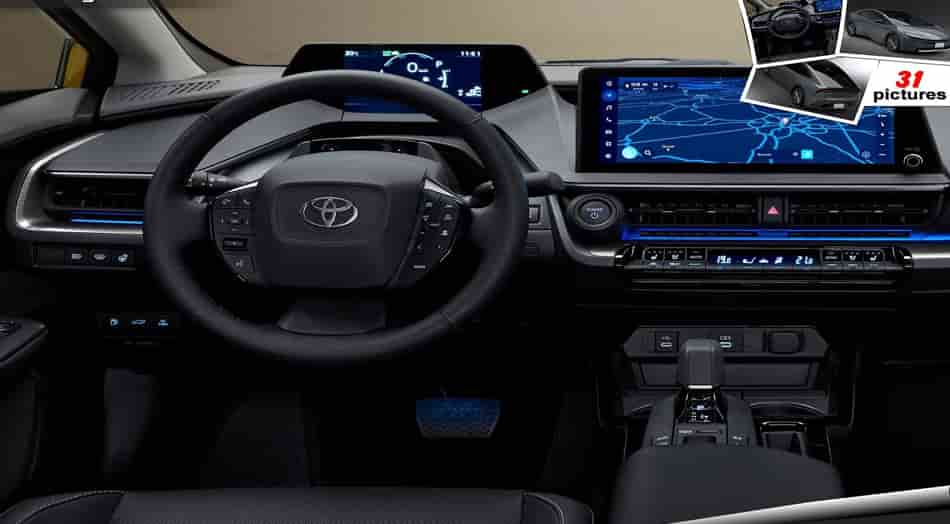 2024 toyota prius prime interior