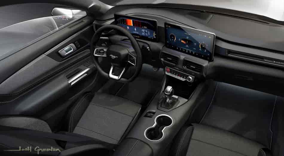 2024 ford mustang mach 1 interior design