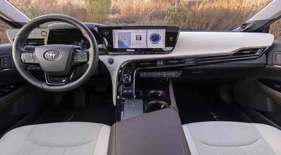 2024 toyota mirai interior design cabin