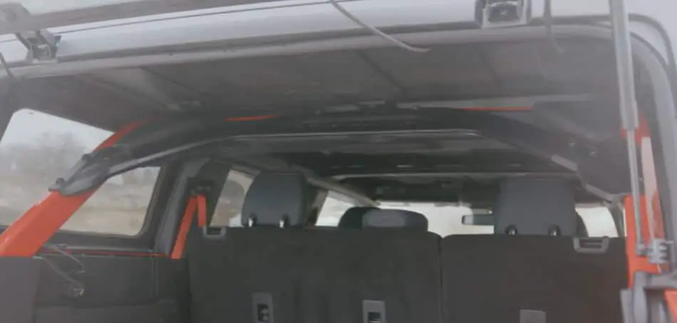 2024 ford bronco raptor cargo space