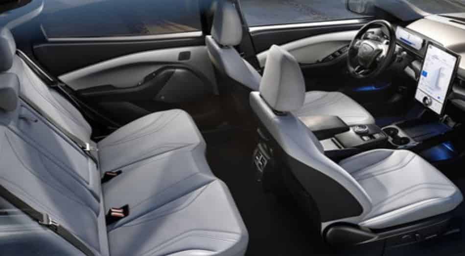 2024 mustang mach e interior design