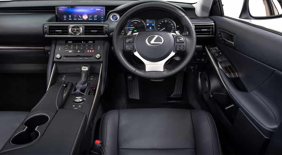 2025 lexus is electric interior design specs