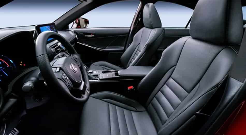 2025 lexus is electric interior design