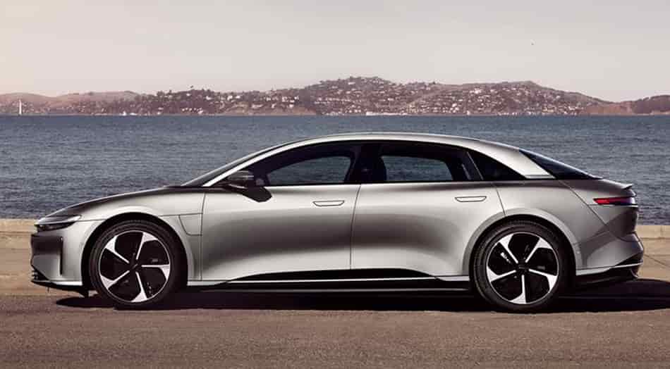 2023 lucid air exterior specs