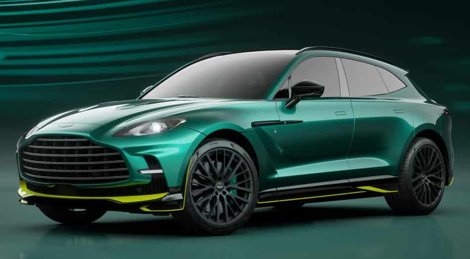 2024 aston martin dbx speed range