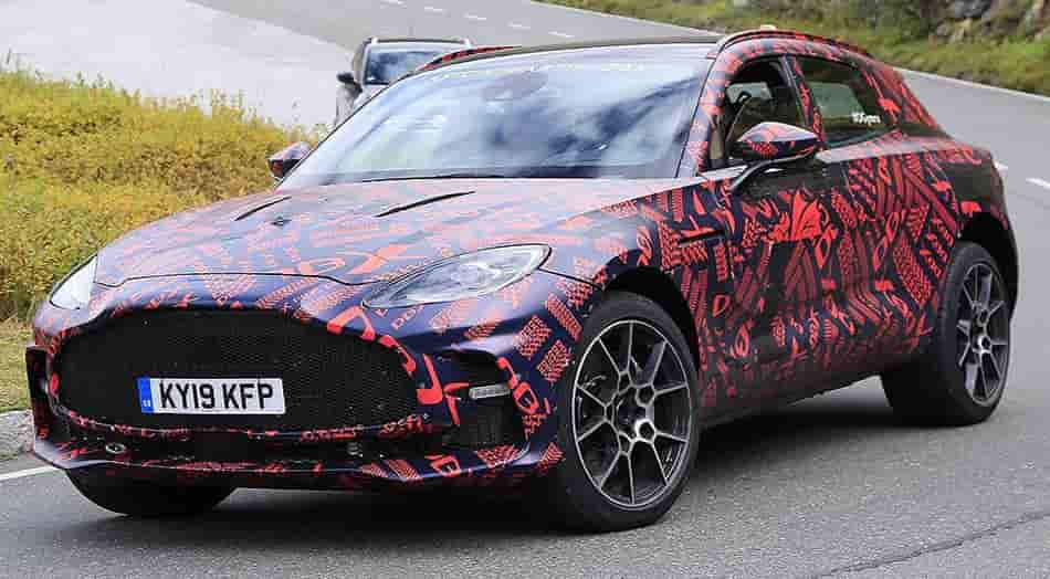 2024 aston martin dbx spy photos shots images