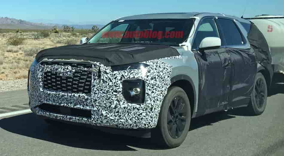 2024 hyundai palisade spy photos shots images