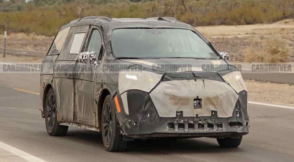 2025 toyota sienna spy photos shots images