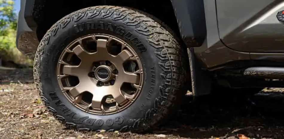 2025 toyota tacoma wheels tires brakes