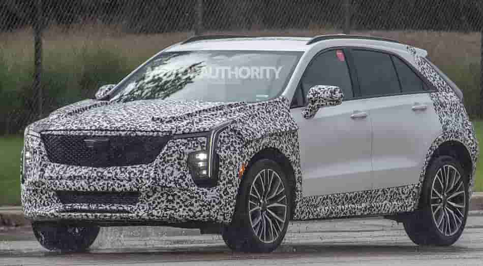 2024 cadillac xt4 spy photos shots images