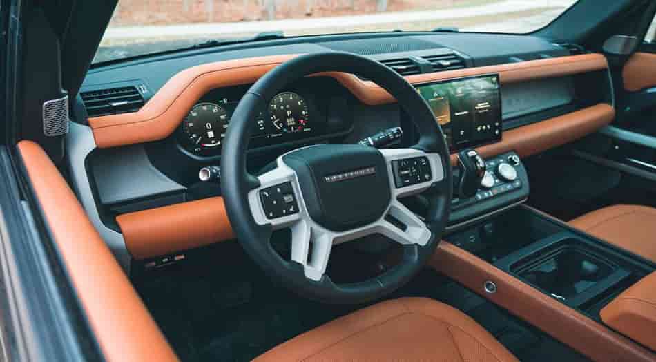 2024 land rover defender interior design specs