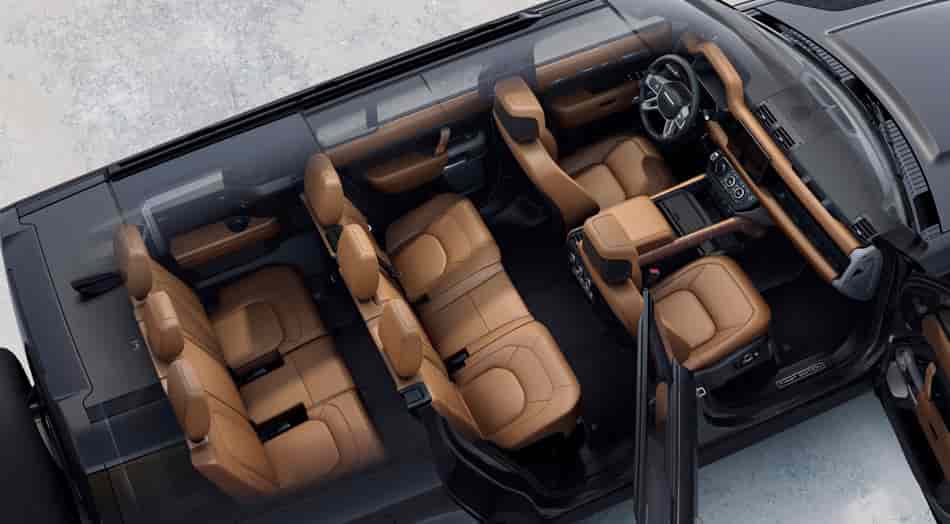 2024 land rover defender interior specs