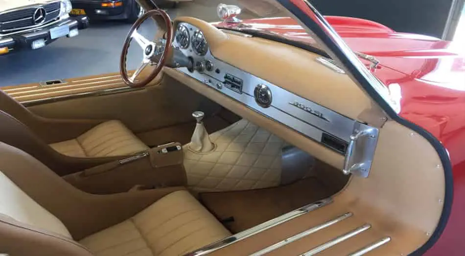 1955 Mercedes Benz 300SL Gullwing Interior Comfort