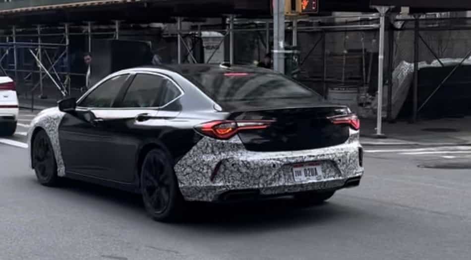 2024 Acura TLX Running Spy Photos & Spy Shots