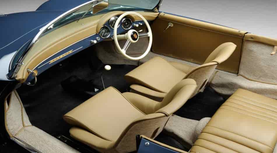 1957 porsche 356 speedster interior design specs